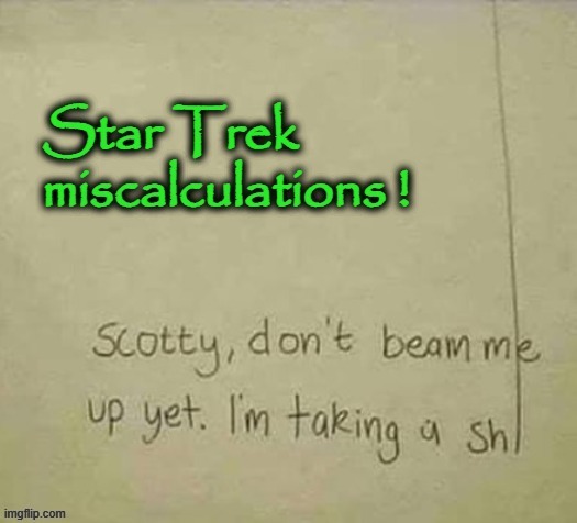 Star Trick ! | image tagged in scotty | made w/ Imgflip meme maker