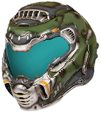 Doom Guy Helmet Blank Meme Template