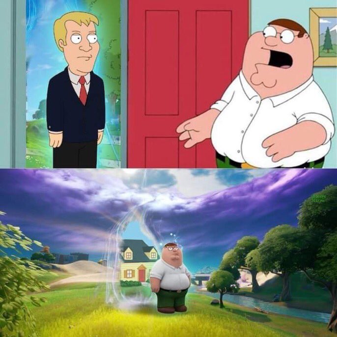 Peter in Fortnite Blank Meme Template