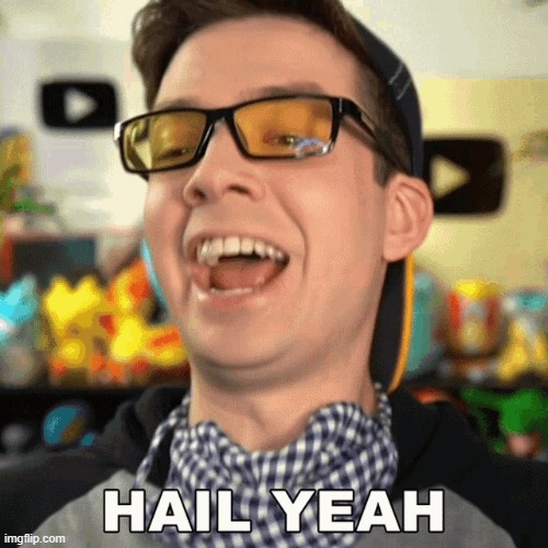 mandjtv HAIL YEAH! | image tagged in mandjtv hail yeah | made w/ Imgflip meme maker