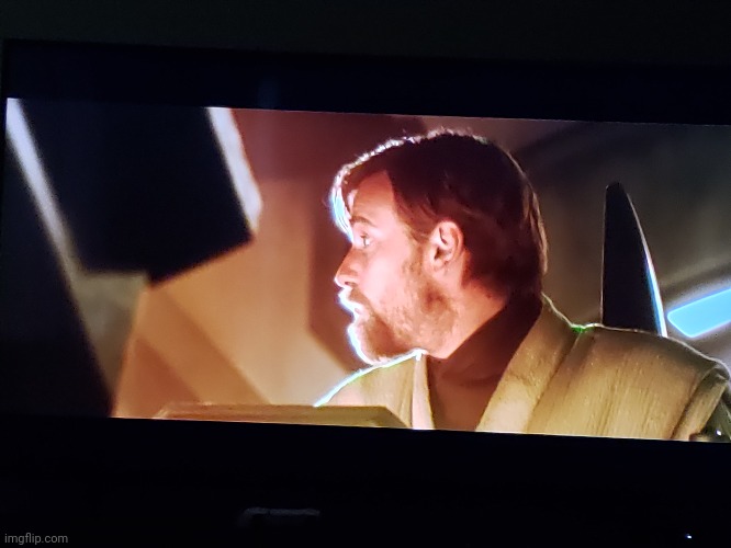 Currently watching revenge of the sith | image tagged in we are still flying half a ship | made w/ Imgflip meme maker