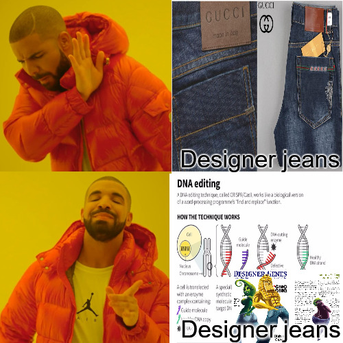 the wat i see it always | Designer jeans; Designer jeans | image tagged in memes,drake hotline bling | made w/ Imgflip meme maker