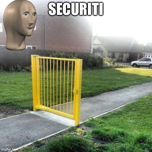 Liberal Security | SECURITI | image tagged in liberal security | made w/ Imgflip meme maker