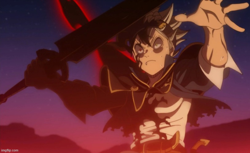 Black Clover Black Asta | image tagged in black clover black asta | made w/ Imgflip meme maker