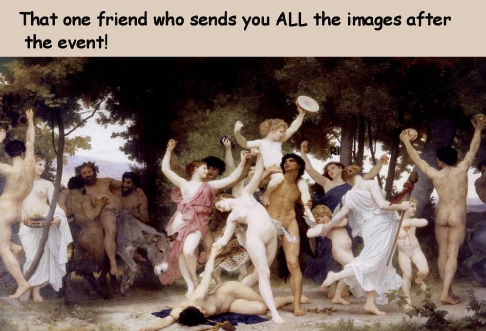 That one friend who sends you all the images Blank Meme Template