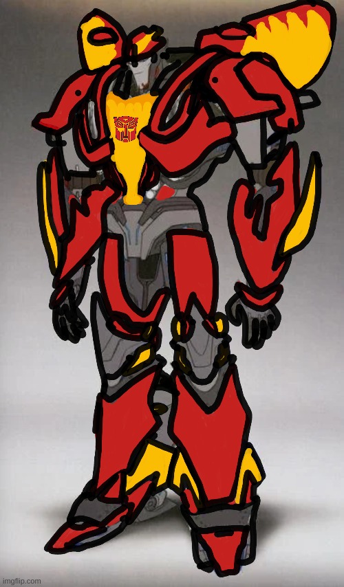 Transformers Prime Autobot Hot Rod | image tagged in transformers prime | made w/ Imgflip meme maker