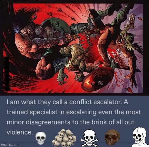 Conflict barbarian | ■■■■■■■■ | image tagged in barbarian | made w/ Imgflip meme maker
