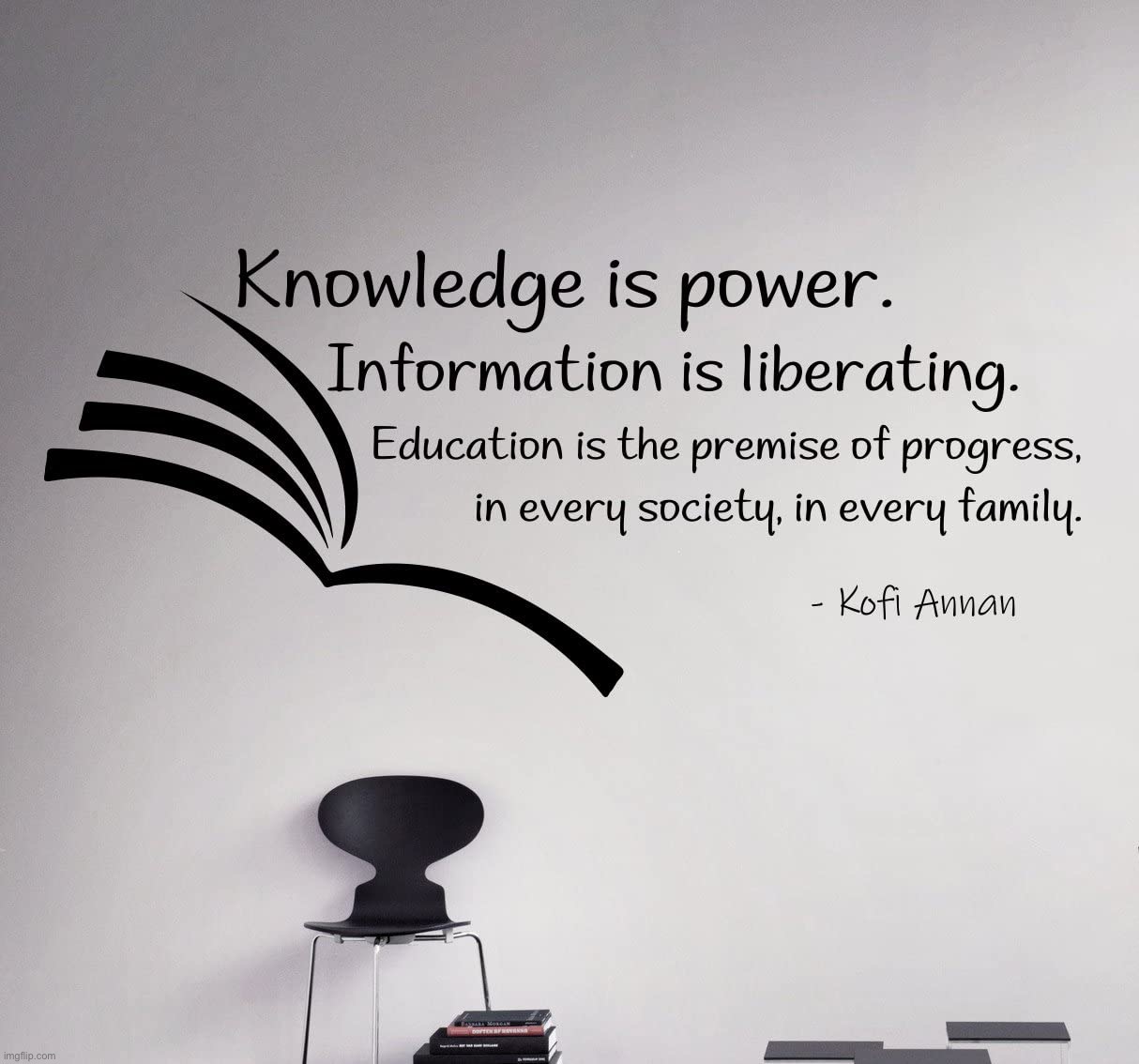 Knowledge is power Kofi Annan | image tagged in knowledge is power kofi annan | made w/ Imgflip meme maker