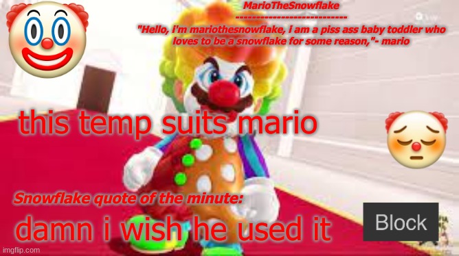 MarioTheMemer Announcement Temp | this temp suits mario; damn i wish he used it | image tagged in mariothememer announcement temp | made w/ Imgflip meme maker