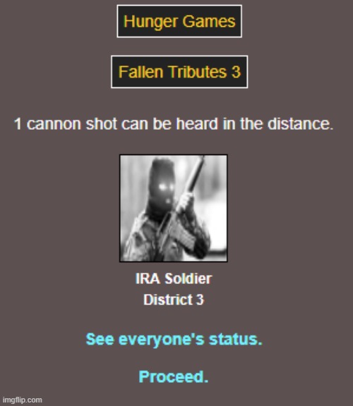 Fallen Tributes 3 | made w/ Imgflip meme maker