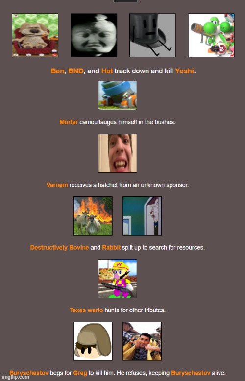 Im pretty sure its gonna end with hat vs greg | image tagged in e | made w/ Imgflip meme maker