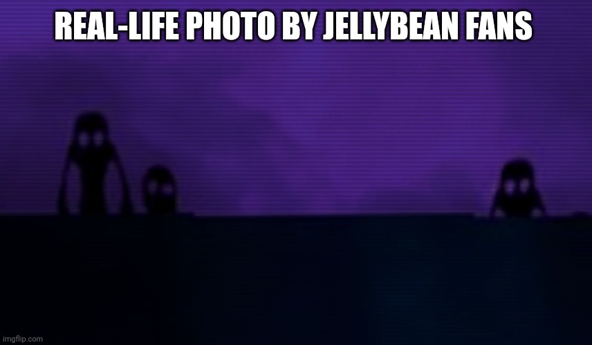 REAL-LIFE PHOTO BY JELLYBEAN FANS | made w/ Imgflip meme maker