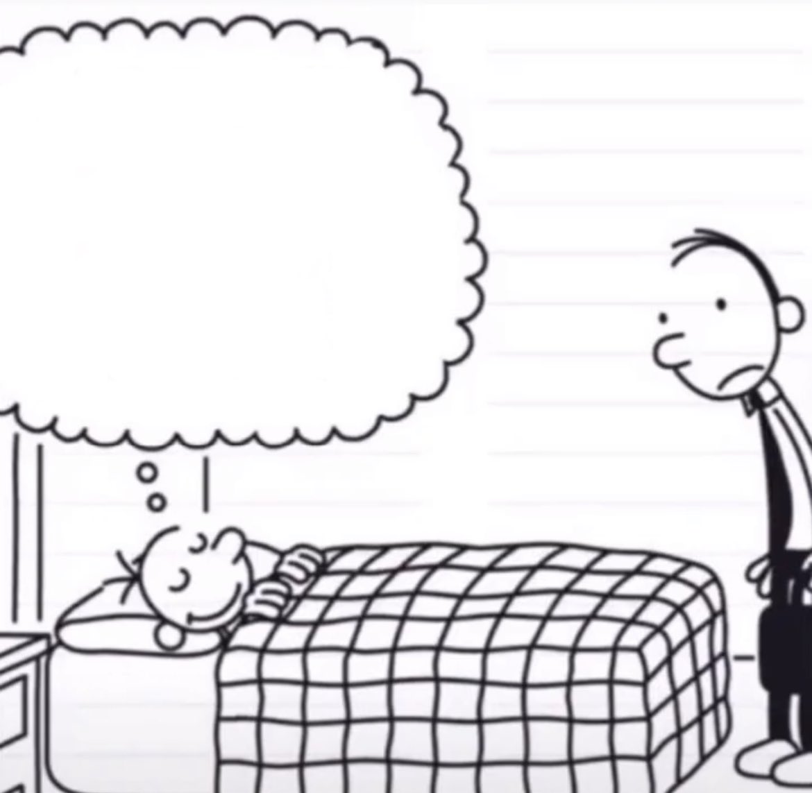High Quality Greg Thinking Template Blank Meme Template