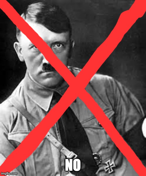 Adolf Hitler | NO | image tagged in adolf hitler | made w/ Imgflip meme maker