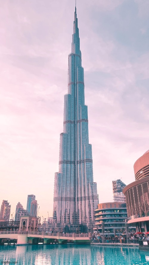 Burj Khalifa | image tagged in burj khalifa,dubai,photography | made w/ Imgflip meme maker