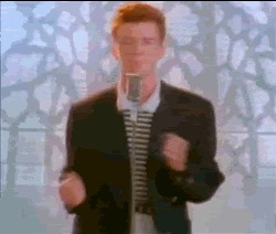 rick roll Blank Template - Imgflip
