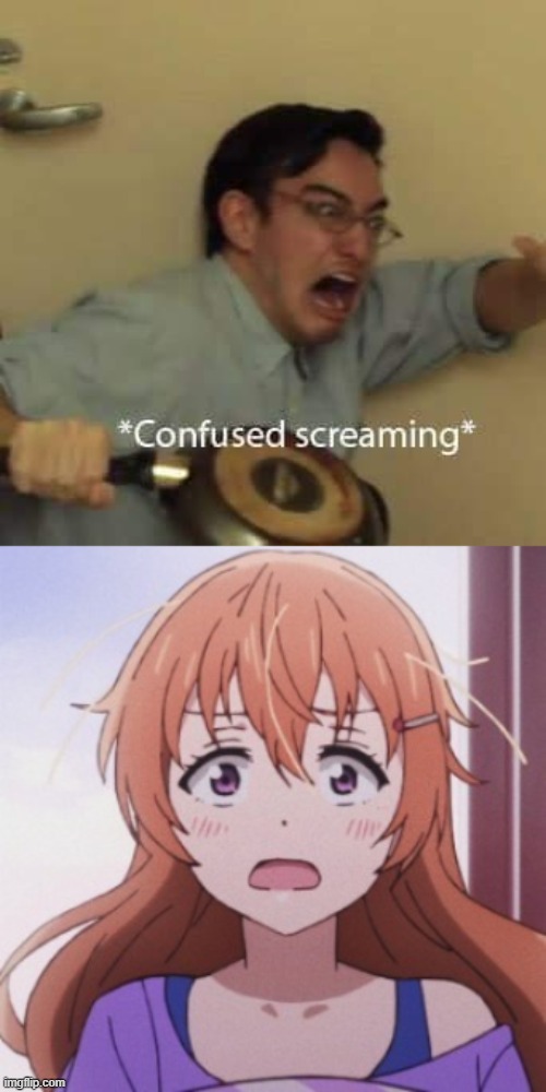 image tagged in filthy frank confused scream,confused scream kanata | made w/ Imgflip meme maker