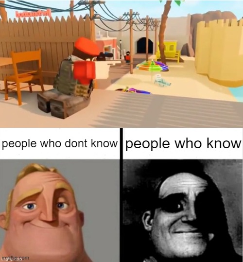 . | people who dont know; people who know | made w/ Imgflip meme maker