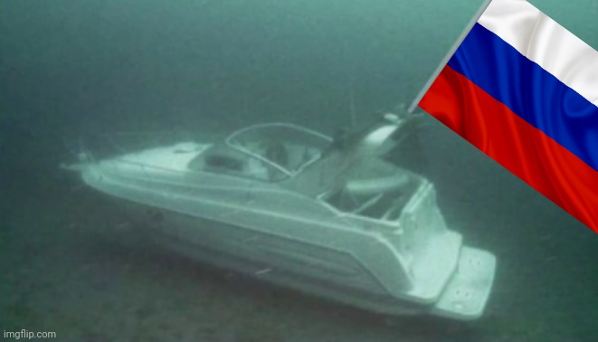 Sunk Trump Boat | image tagged in sunk trump boat | made w/ Imgflip meme maker