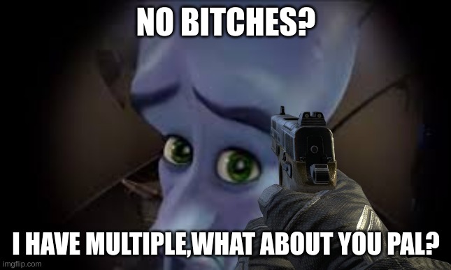 . | NO BITCHES? I HAVE MULTIPLE,WHAT ABOUT YOU PAL? | made w/ Imgflip meme maker