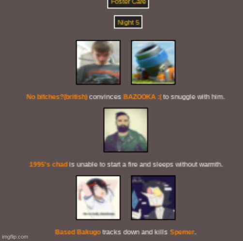 Skipped Day 5 Cuz No Death :skull: | made w/ Imgflip meme maker