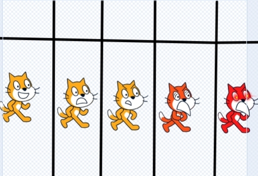 Angry scratch cat Blank Meme Template