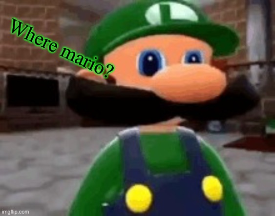 Where is mario | Where mario? | image tagged in where mario | made w/ Imgflip meme maker