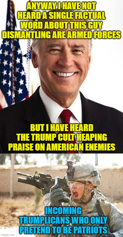 Image tagged in memes,joe biden,us army soldier yelling radio iraq war ...