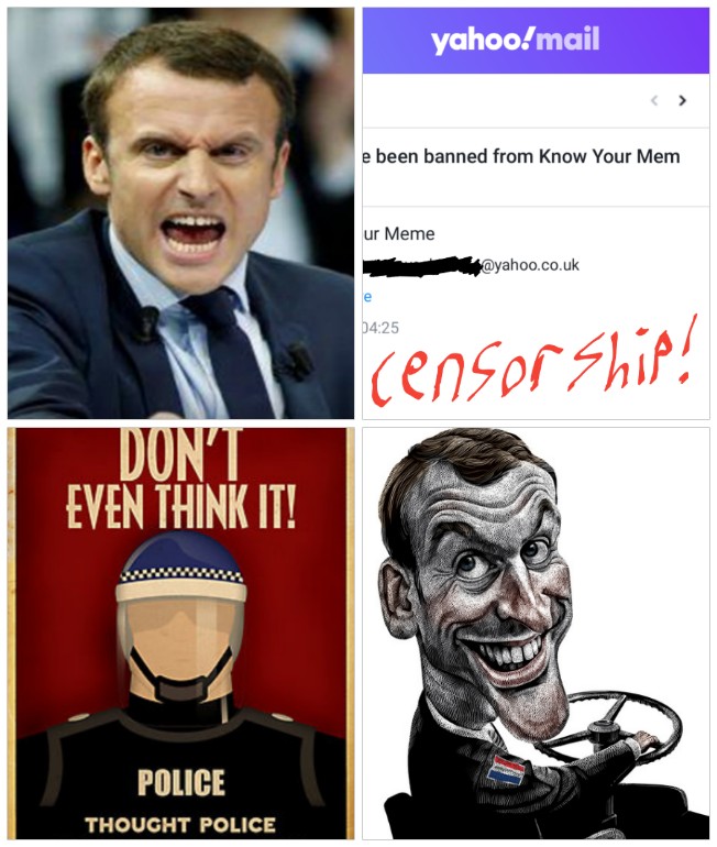 High Quality Emmanuel Macron Is Angry! Blank Meme Template