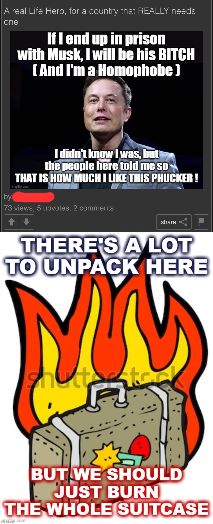 Well then | image tagged in there's a lot to unpack here | made w/ Imgflip meme maker