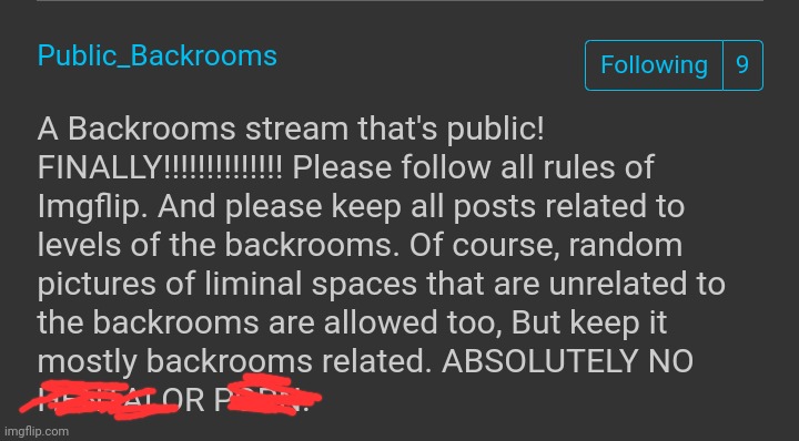 I found a backrooms stream (not mine(link in comments)) | image tagged in the backrooms | made w/ Imgflip meme maker