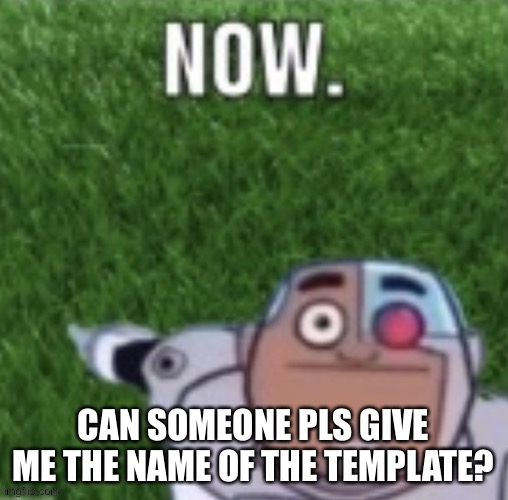 I need to use it. | CAN SOMEONE PLS GIVE ME THE NAME OF THE TEMPLATE? | made w/ Imgflip meme maker