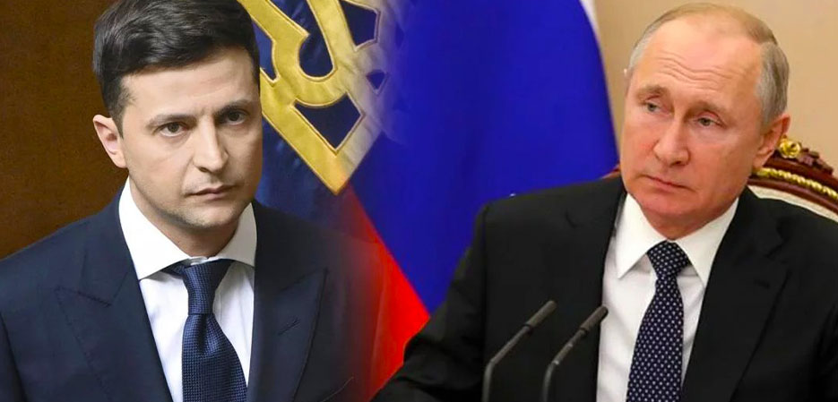 Zelensky vs. Putin Blank Meme Template