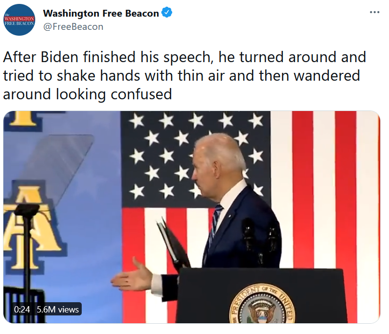 Shaking hands Biden Blank Meme Template