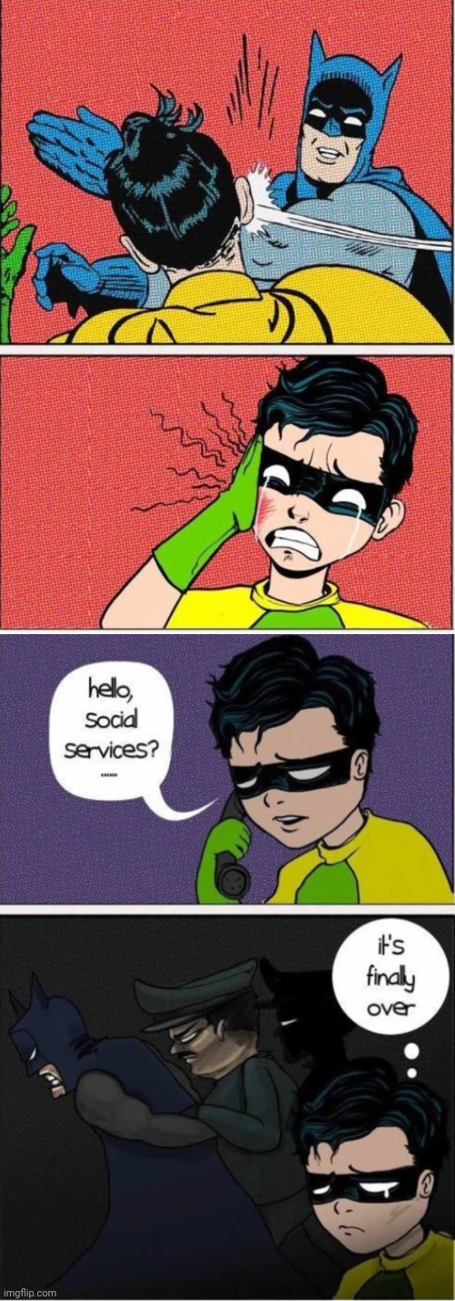 image tagged in batman,batman slapping robin,comics,marvel comics | made w/ Imgflip meme maker
