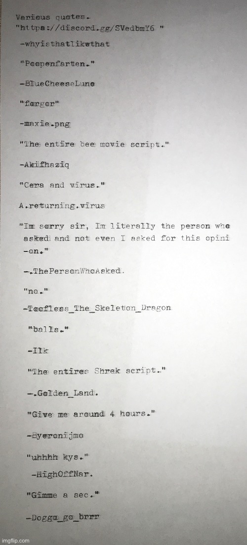 Quotes by MSMG users | made w/ Imgflip meme maker