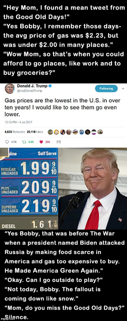 Longing for those Good Old Days? | image tagged in memes,politics | made w/ Imgflip meme maker