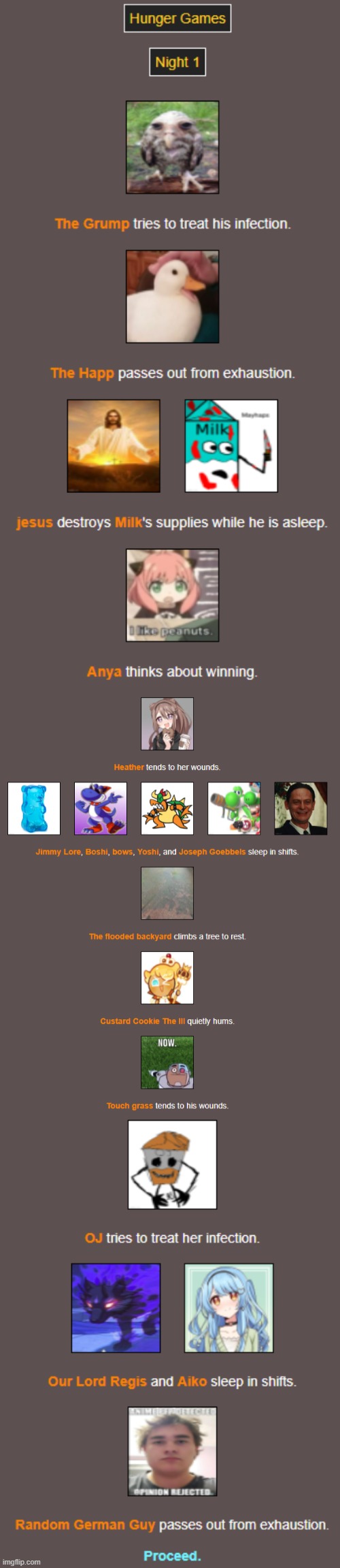 Night 1 | made w/ Imgflip meme maker