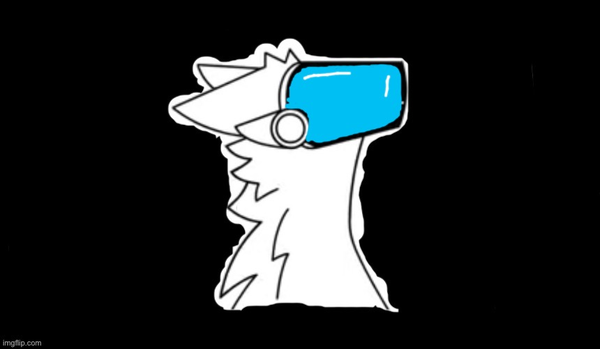Protogen but dark background | image tagged in protogen but dark background | made w/ Imgflip meme maker