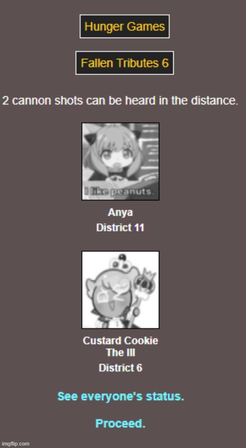 Fallen Tributes 6 | made w/ Imgflip meme maker