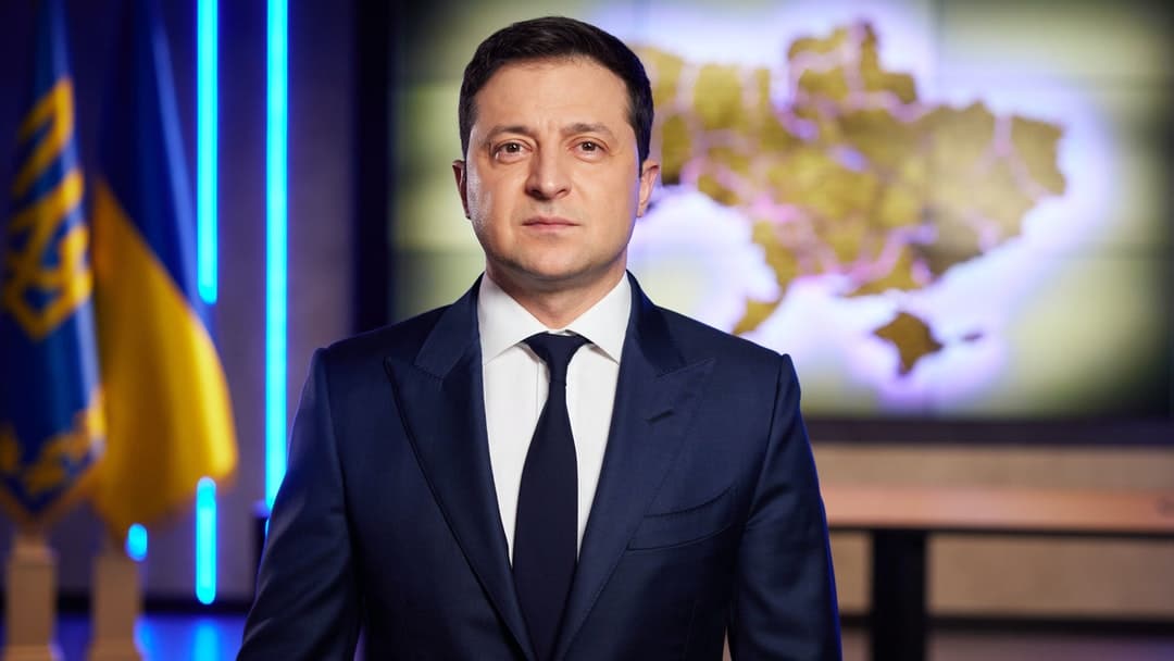 Ukrainian Prez Zelensky Blank Meme Template