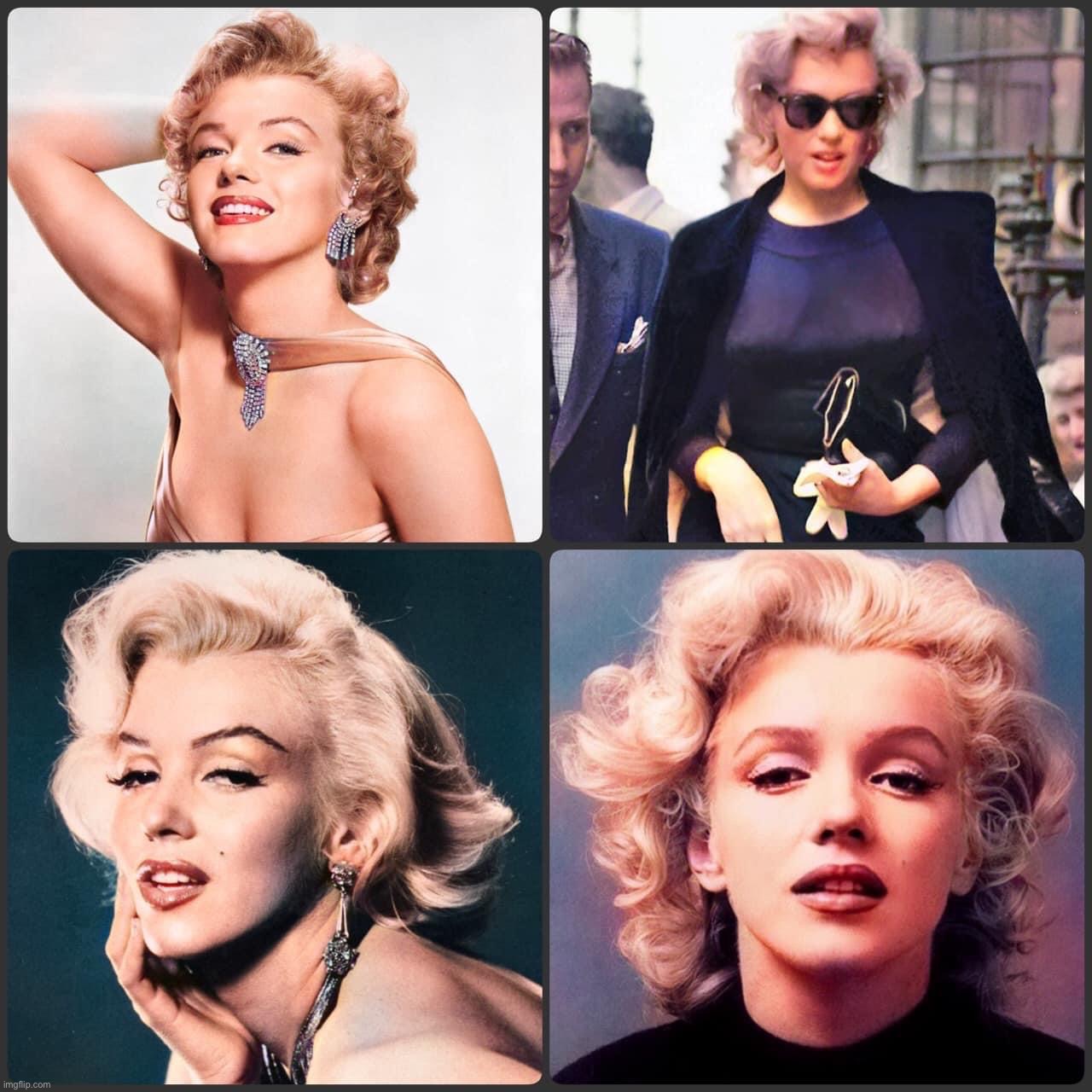 Marilyn Monroe collage | image tagged in marilyn monroe collage | made w/ Imgflip meme maker