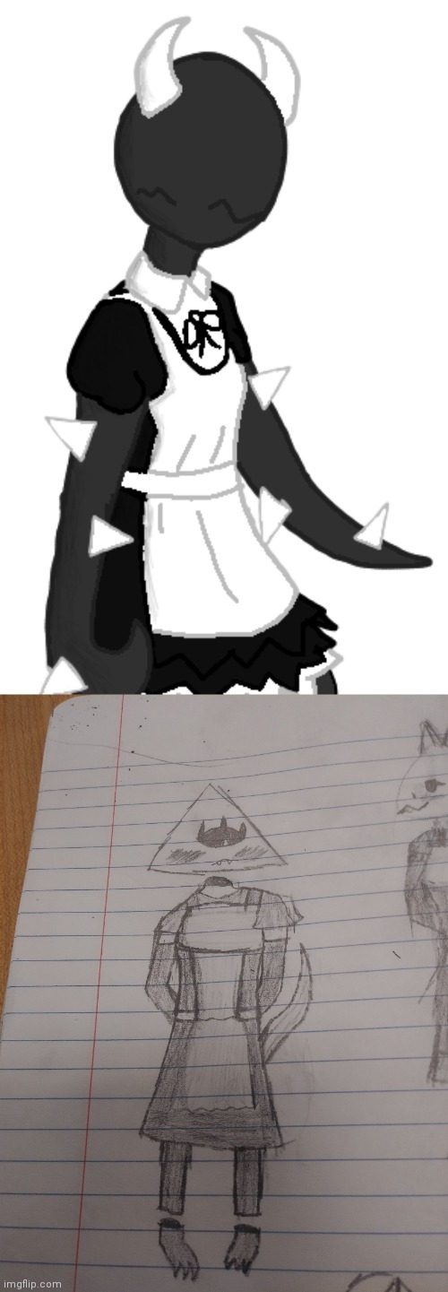 image tagged in maid spike | made w/ Imgflip meme maker