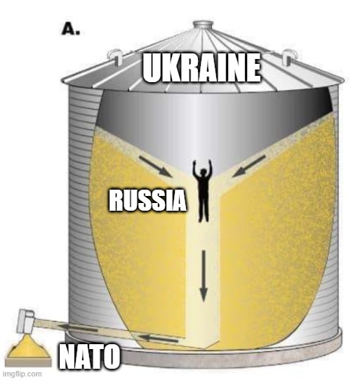 Ukgrain Conflict | UKRAINE; RUSSIA; NATO | image tagged in grain meme | made w/ Imgflip meme maker