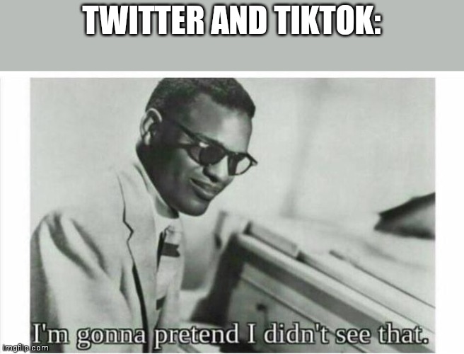 Im gonna pretend i didnt see that | TWITTER AND TIKTOK: | image tagged in im gonna pretend i didnt see that | made w/ Imgflip meme maker