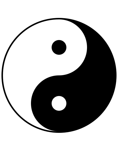 Le ying and le yang Blank Meme Template