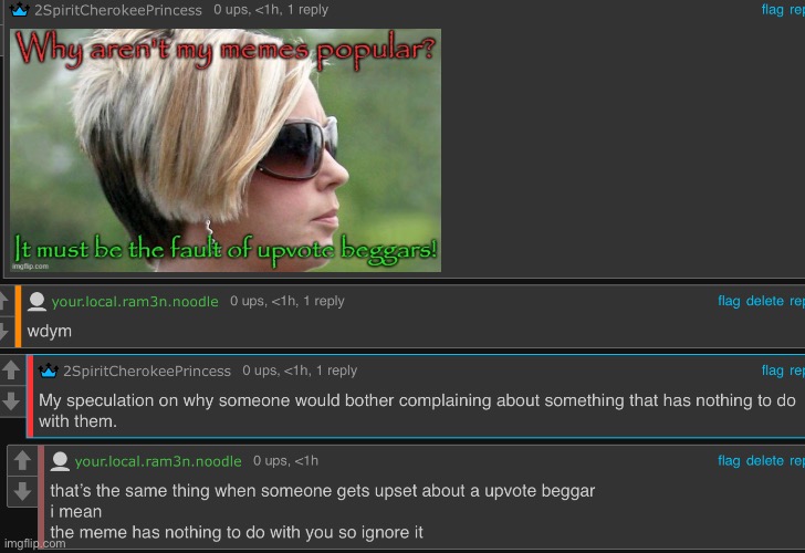 i’m just saying that people complain a lot, but i know my memes are shit, and i don’t try to get upvotes i just wanna have fun | made w/ Imgflip meme maker