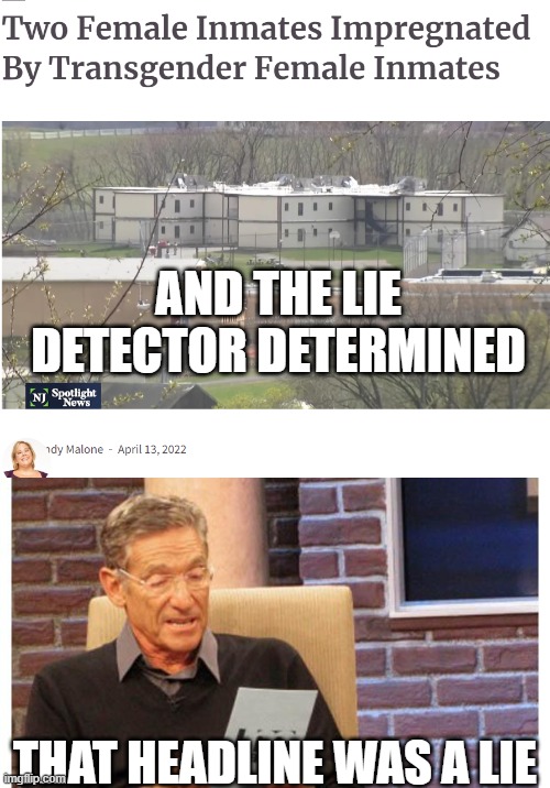 AND THE LIE DETECTOR DETERMINED THAT HEADLINE WAS A LIE | image tagged in maury povich | made w/ Imgflip meme maker