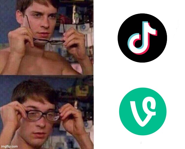 Vine 2.0 | image tagged in spiderman glasses | made w/ Imgflip meme maker