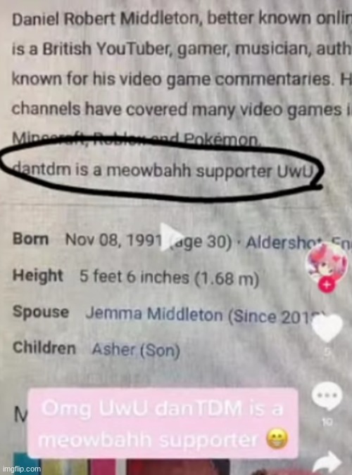 do i shoot dan, this tiktok meowbahh mf, or the wiki editor | made w/ Imgflip meme maker